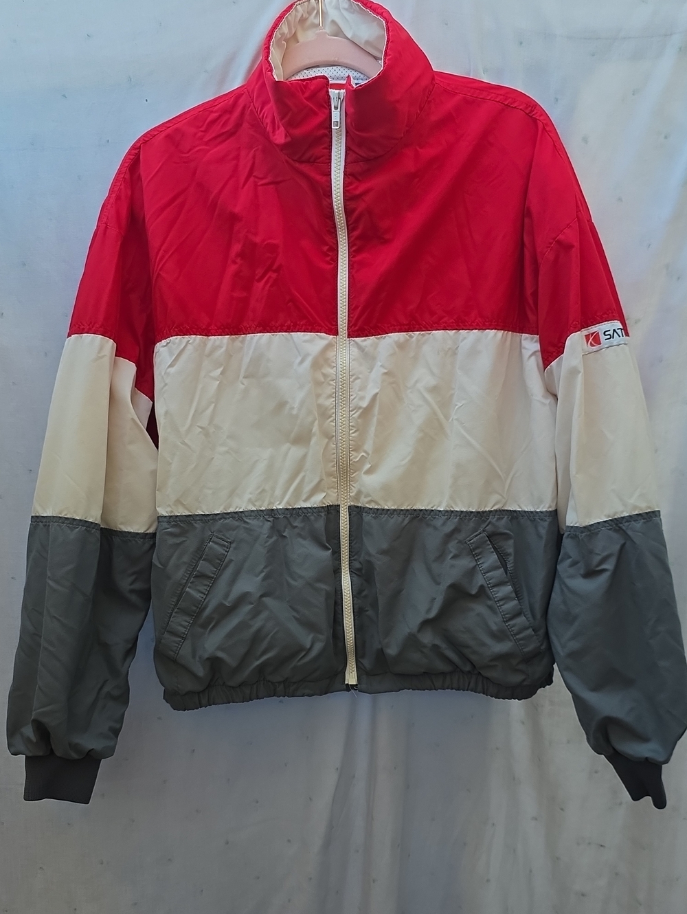 Rare 90s Saturn Launch Team automotive promo jacket Swingster L